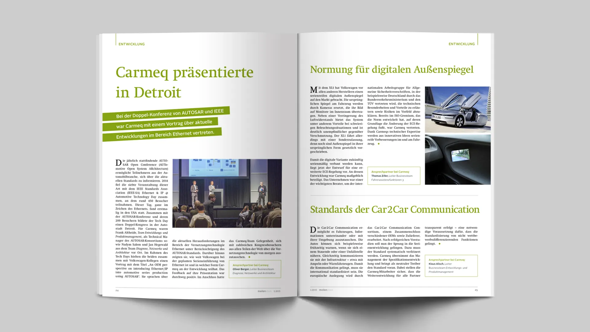 Carmeq GmbH: Carmeq Meilenstein