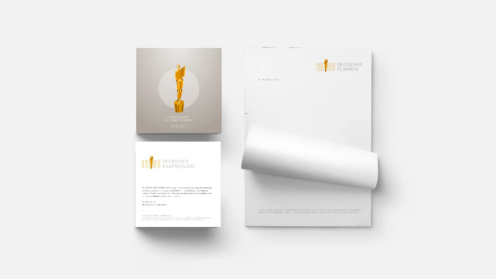 DFA Produktion GmbH: Deutscher Filmpreis Corporate Identity & Website