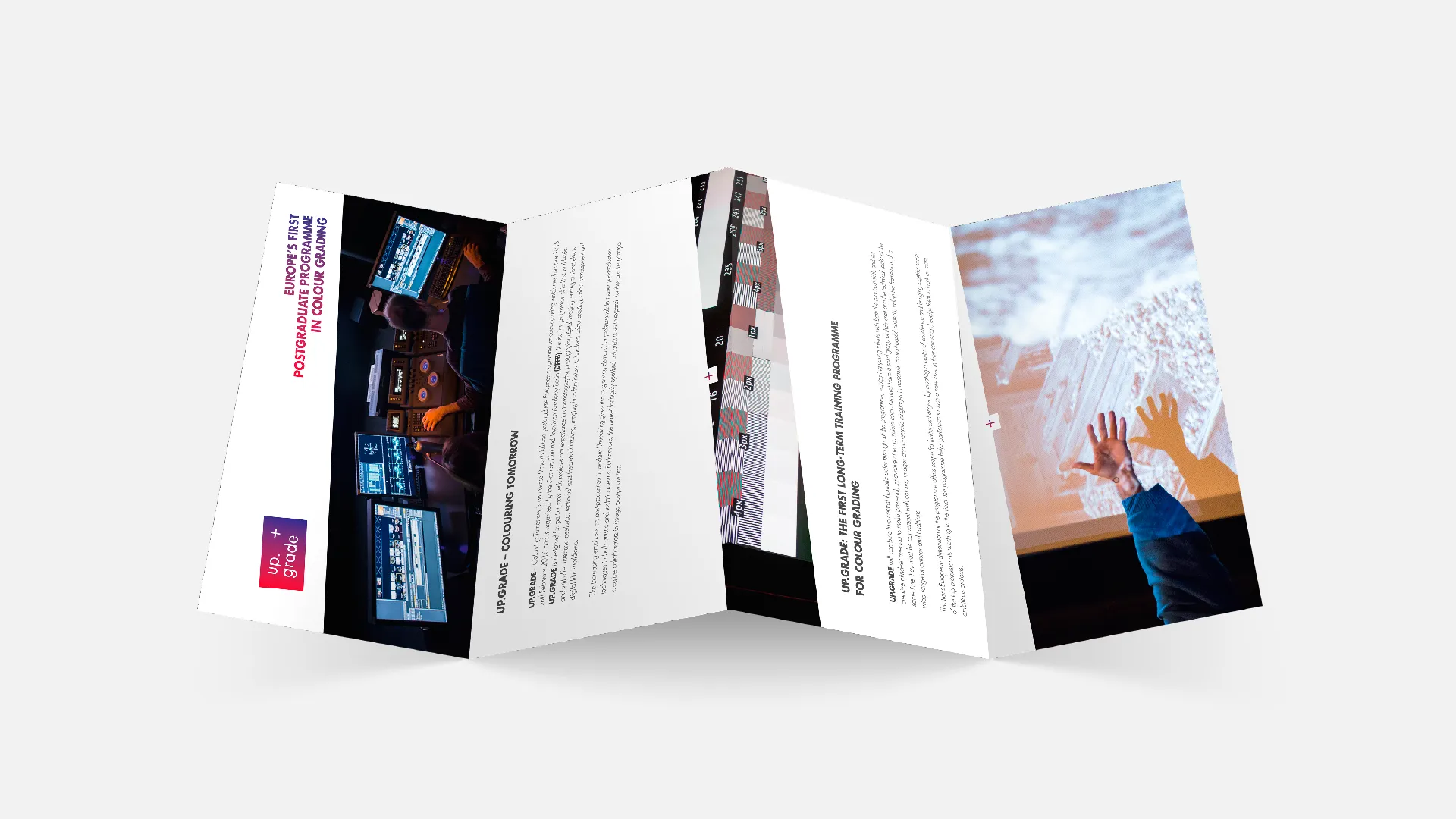 dffb – Deutsche Film- und Fernsehakademie Berlin: UP.GRADE Corporate Design & Website