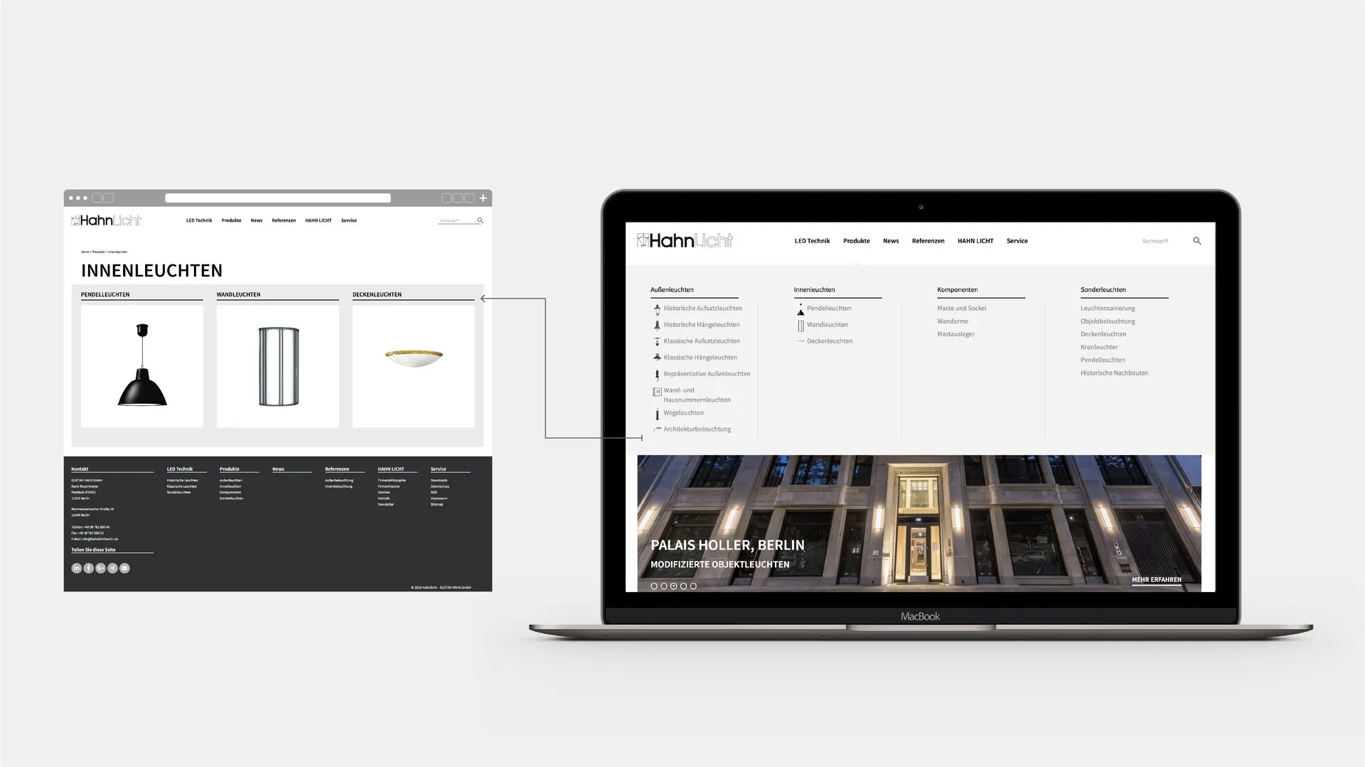 Hahnlicht: Hahnlicht Berlin – Website