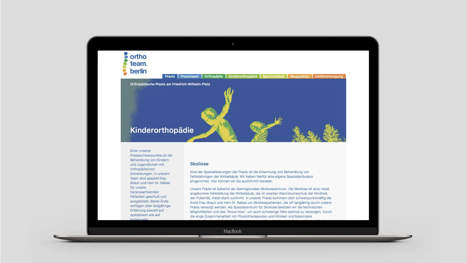 orthoteam.berlin – Orthopädische Praxis am Friedrich-Wilhelm-Platz: orthoteam.berlin Corporate Design
