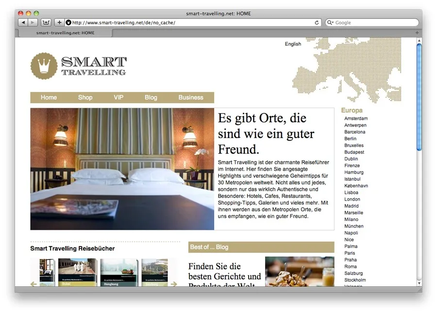 smart-travelling: Website