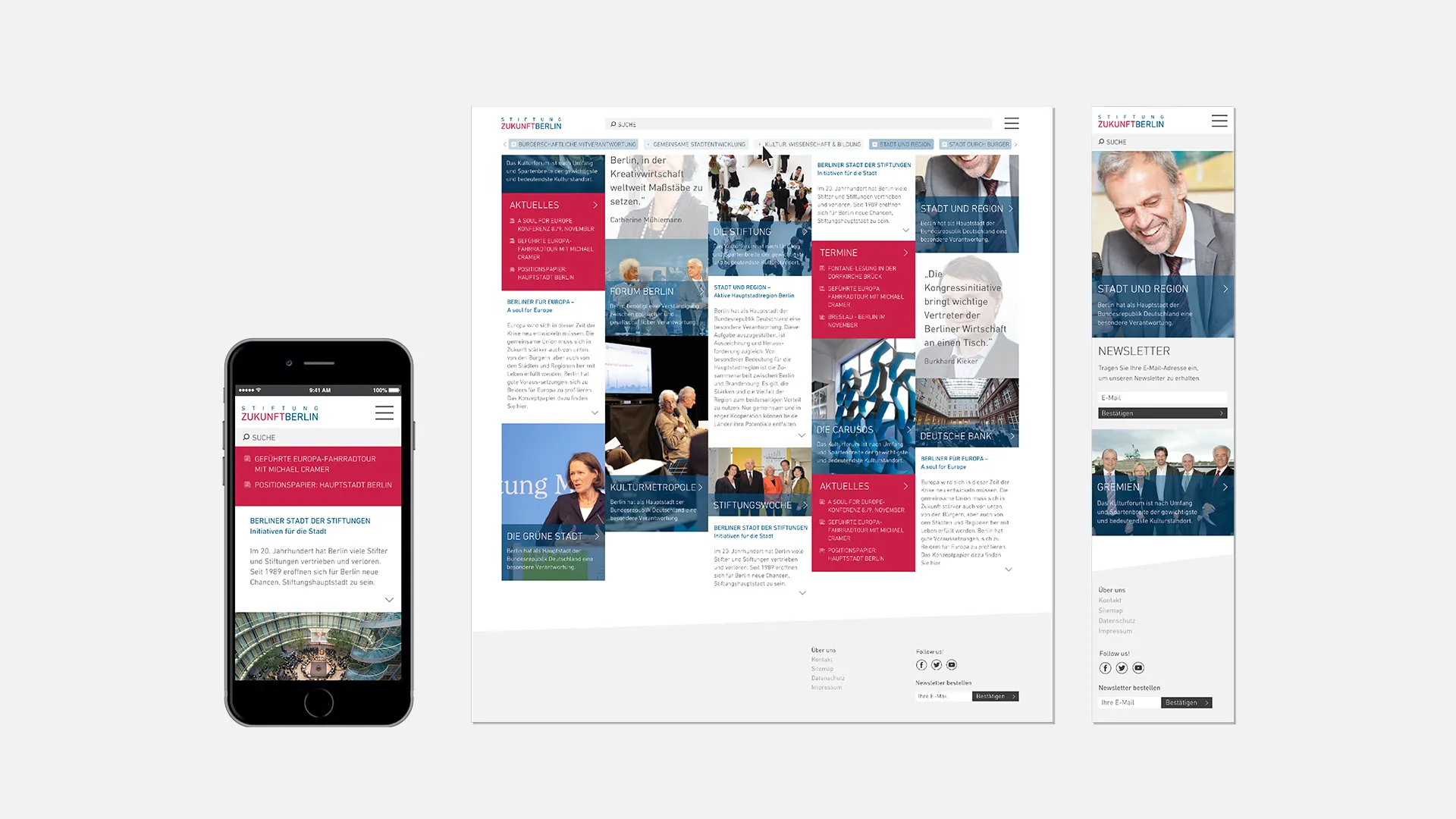 Stiftung Zukunft Berlin: Stiftung Zukunft Berlin Website