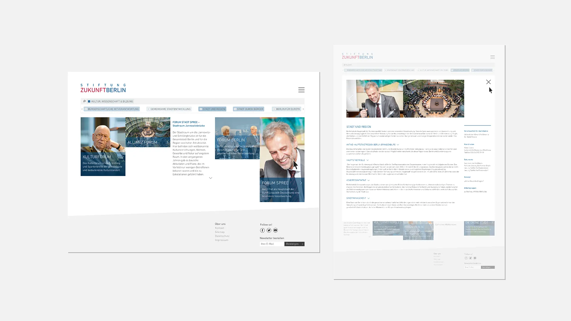 Stiftung Zukunft Berlin: Stiftung Zukunft Berlin Website